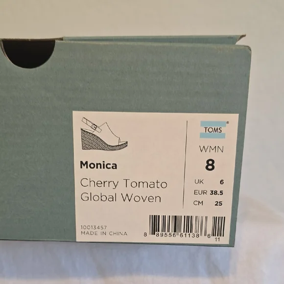 Toms Multicolor Woven Espadrille Wedges - Picture 15 of 15